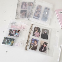 Album Foto PVC Custom, Album Penyimpanan Memo/Kwitansi DIY untuk Pelajar, Binder Photocard K-pop, Album Kenangan