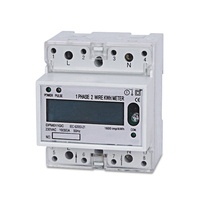 Dixsen DPM071QB Meter Listrik Satu Fasa Dua Kawat Elektromekanis Kilo Watt Meter Kelas Akurasi 2.0 50/60Hz