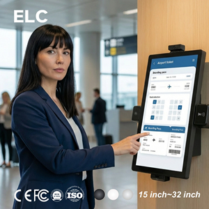 Kiosco de Autoregistro Montado en la Pared con Android 14, OCR, Terminal de Reconocimiento Facial para Tarjetas de Embarque, Registro Automatizado de Pasajeros de Aerolíneas, Mac - Product Image 1