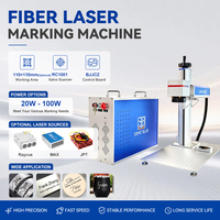 Máquina de Marcado Láser de Fibra MOPA de 30W/50W (Opcional) para Marcado a Color en Acero Inoxidable, Oro, Azul, Negro, Cuchillos y Herrajes