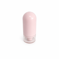 Bouteilles de lotion inversées en ABS couleur macaron 15/30/50 ml, flacons pulvérisateurs, distributeurs cosmétiques à pompe sans air