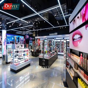 Exhibición de cosméticos de gama alta, soporte de exhibición de Perfume, tienda minorista, estación de peluca, estante de belleza minorista - Product Image 3