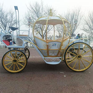 Carruaje de Calabaza Blanco de <span class=keywords><strong>Cenicienta</strong></span>, Estilo Carruaje de Caballos, de Wobeiqi, para Parques de Atracciones, Guarderías o Uso Doméstico - Product Image 4