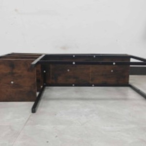 Estante de Almacenamiento Industrial de Metal, Acero al Carbono, Tipo Rectangular, Duradero, Unidad de Almacenamiento para Organizar la Sala de Estar - Product Image 4