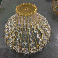 Gros Style Arabe Mosquée En Cristal Or Lustre pour Hôtel Hall Haut Plafond