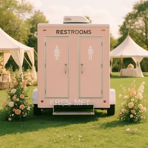 2025 Toilettes mobiles portables sur remorque, conteneurs WC publics, personnalisables et économiques - Product Image 4