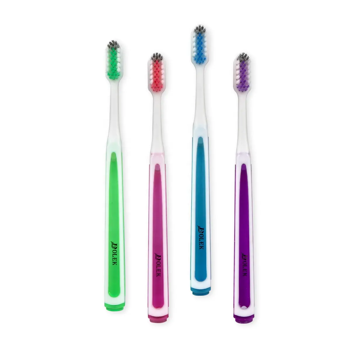 New Professional adult spiral soft toothbrush with box and single travel bag