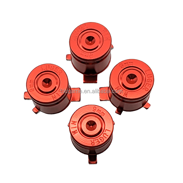 Controller ABXY Button Buttons for PS5 Metal ABXY Button for PS5 Controller Metal Bullet Style Buttons for PS5