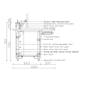 Bảng điều khiển phòng điều khiển tùy chỉnh chuyên nghiệp cấp ngành cho an ninh mạng thông minh sities - Product Image 5