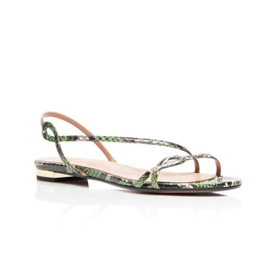 2020 Tailingjia Stylish Elegant <strong>Flat</strong> <strong>Green</strong> for Women Fashion Party Casual <strong>Shoes</strong> Open Toe Large Size - Product Image 3