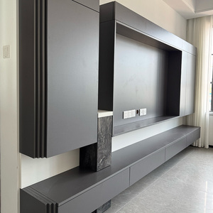 Meuble <span class=keywords><strong>TV</strong></span> 3-en-1 personnalisé + rangement + présentoir, solution gain de place pour toute la maison - Product Image 5