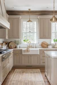 Custom Luxury Solid <strong>Wood</strong> Cream White Shaker Style Classic <strong>Kitchen</strong> Island Full Complete <strong>Kitchen</strong> <strong>Cabinet</strong> Set - Product Image 2