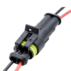 LY8130 Industrieller 1,5 Wasserdichter 2-Poliger Stecker/Buchse Verbindungsstecker für Kabelbaum mit Kupferkern und PVC-Ummantelung IATF16949 - Product Image 4