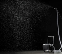 Nouvelle machine à neige 3000W pour extérieur avec flightcase, haute puissance, AC 110-240V, garantie 1 an