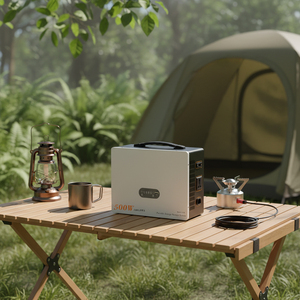 Estación de Energía Portátil Personalizada ODM de 500W, Batería LiFePO4 de Celda Única de 1004.8Wh, Generador Solar con UPS de 10ms para Acampar al Aire Libre - Product Image 4