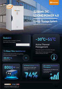Sistema de Almacenamiento de Energía Dawnice de 225kwh, Bess de 200kwh, Batería para Exteriores de 100kw C&I, Gabinete de Almacenamiento de Energía Industrial y Comercial - Product Image 3