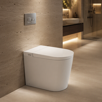 Bidet intelligent sur pied MWD avec couvercle à ouverture/fermeture automatique par capteur de pied, chauffage instantané, siège chauffant – Idéal pour projets hôteliers de luxe