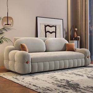 Sofá Esquinero de Diseño Simple con Función de <span class=keywords><strong>Cama</strong></span> para Dormitorio, Precio de Mayoreo, Sofás <span class=keywords><strong>Cama</strong></span> Dobles Modernos Color <span class=keywords><strong>Naranja</strong></span> Personalizados en Venta - Product Image 4