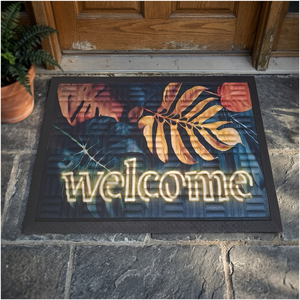 Recycled Polyester Rubber Backed Anti-Bacteria Stain Resistant Washable 40x60cm Thin <b>Doormat</b> Digital Printed <b>Custom</b> Design - Product Image 3