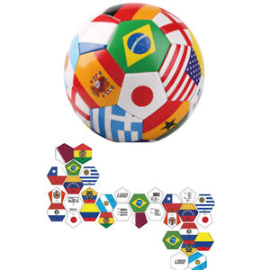 Ballons de football personnalisés 2026, cadeau promotionnel, entraînement de <span class=keywords><strong>match</strong></span>, PVC TPU PU, taille 3 4 5, cousus à la machine, thermocollés - Product Image 1