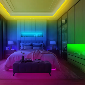 แถบไฟ <span class=keywords><strong>LED</strong></span> ตกแต่ง DC 5V <span class=keywords><strong>5050</strong></span> 2835 1M 2M 3M 4M 5M 10M 15m 50m <span class=keywords><strong>SMD</strong></span> RGB ทีวียืดหยุ่น - Product Image 1