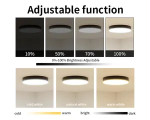 Articolo di vendita calda lampada da soffitto a Led di forma rotonda con diversi diametri 3 anni di garanzia