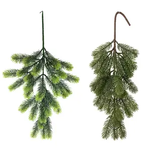 Noël Artificielle Pin Aiguilles Branche Guirlande <span class=keywords><strong>Faux</strong></span> Plante Branche Verdure Plante pour DIY Guirlande De Noël Maison Jardin Décor - Product Image 1
