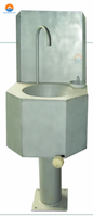 Équipement automatique d'abattoir Lavabo à main avec dispositif de stérilisation à couteau