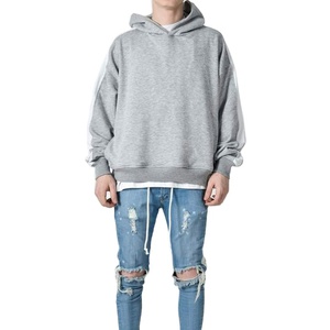 Sweats à capuche d'hiver pour hommes imprimés sur mesure, 100% coton molletonné avec poches latérales, vente en gros - Product Image 2