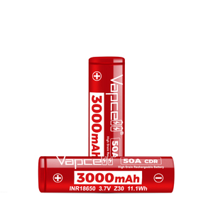 Vapcell Z30 INR18650 3000mAh 50A 3,6 V Batería recargable de iones de litio Vs 18650 30Q para herramientas eléctricas - Product Image 1