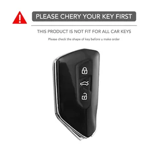 Cover per Chiave Auto FOB per VW Volkswagen/Golf 8 MK8 ID.3 ID.4/<span class=keywords><strong>Cupra</strong></span>/Skoda/Octavia A8/SEAT/Leon MK4 2020 2021/<span class=keywords><strong>Formentor</strong></span>/Tarraco - Product Image 2