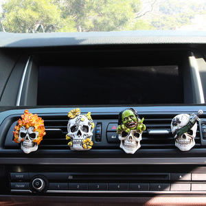 Clip Aromatizante <span class=keywords><strong>para</strong></span> Ventilación de <span class=keywords><strong>Coche</strong></span> con Diseño de Calavera de Zombi de Resina, Set de Regalo <span class=keywords><strong>para</strong></span> Halloween, Decoración Interior de <span class=keywords><strong>Coche</strong></span> - Product Image 3