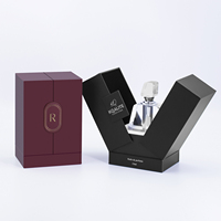 Soja Nouveau Design Personnalisable De Luxe Magnétique Double Porte Ouverte Soins De La Peau Bouteille De Parfum Emballage Boîte-Cadeau