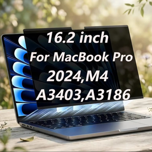 Magnetic <b>Privacy</b> <b>Screen</b> <b>Protector</b> MacBook Pro 16.2inch 2024 M4 Removable Laptop <b>Privacy</b> Scree - Product Image 1
