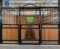 Fronts de box pour chevaux coulissants, économiseurs d'espace, en métal robuste, pour ferme moderne, avec certification CE