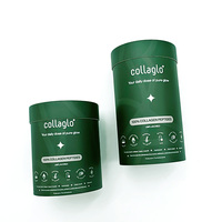 Conception personnalisée de capsules de supplément de qualité alimentaire recyclées en poudre emballage de tubes en papier kraft