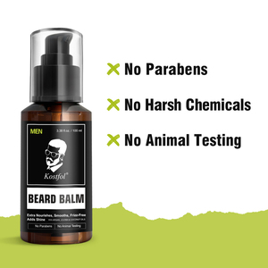 Lozione per Barba da <span class=keywords><strong>Uomo</strong></span> 100ml con Olio <span class=keywords><strong>di</strong></span> Argan, Ammorbidente Naturale alle Erbe, Idratante con Fragranza Floreale Fresca per la Cura Quotidiana del Baffo - Product Image 3