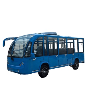 Bus touristique bleu, navette, voiture personnalisée, 14 passagers, vente directe d'usine, bus scolaire pour les visites de la ville - Product Image 1