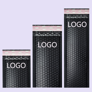 Enveloppes à bulles longues et étroites rembourrées, auto-adhésives, en polyéthylène, pour expédition logistique en gros, sacs d'emballage 9x20 pouces - Product Image 1