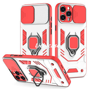 Lichicase Antichoc Béquille Couverture Arrière Téléphone Cas Pour <span class=keywords><strong>Huawei</strong></span> nova Y61 Dur PC Couverture Mobile - Product Image 3