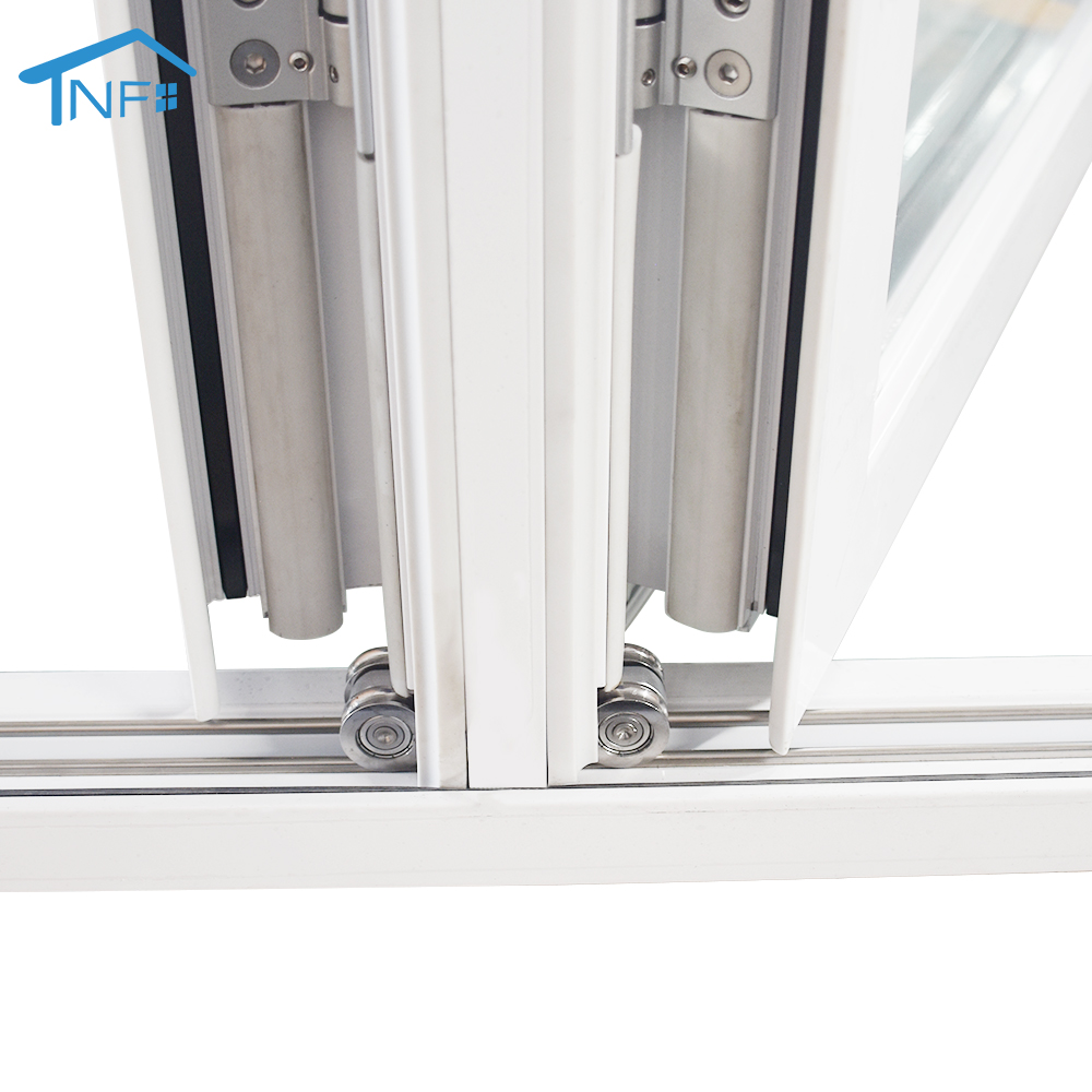 front door with glass