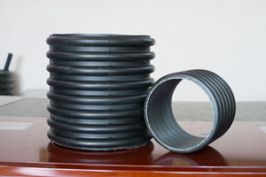 बड़े पैमाने पर परियोजनाओं के लिए Hdpe डबल-दीवार नालीदार पाइप टिकाऊ एंटी-uv गैर विषैले उच्च दबाव 300 मिमी व्यास 6 मीटर लंबाई - Product Image 3