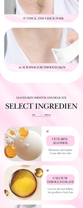 Crème dépilatoire permanente indolore d'épilation de parties intimes de jambes corps facial - Product Image 5