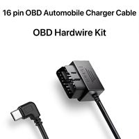 Cable de Carga USB C para Coche de 5V 3A con Monitoreo de Estacionamiento 24 Horas, Kit de Cableado OBD con ACC para Cámara de Coche, Videograbadora, DVR de Vehículo
