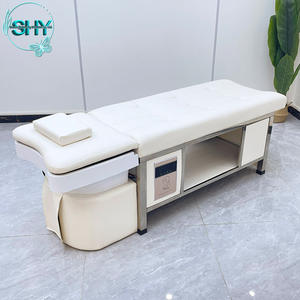 Équipement de spa japonais personnalisé Table de <span class=keywords><strong>massage</strong></span> de salon au design moderne Lit de spa avec shampoing et circulation d'eau Salons de coiffure et de beauté - Product Image 4