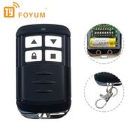 Télécommande Gemu 433Mhz pour volet roulant électrique et porte de garage rétractable, 4 boutons, interrupteur DIP, résistante à l'eau
