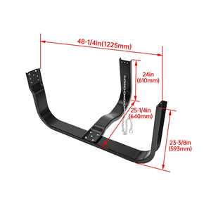 Porta Llantas de Repuesto para Camión de 48 Pulgadas con Kit de Montaje y Cesta - Product Image 6