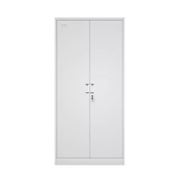 Archivadores Metálicos de 2 Puertas con Estantes Ajustables, Armario para Documentos con Cerradura