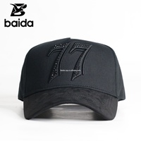 Gorras Personalizadas al por Mayor, Gorras de Béisbol de 5 Paneles, Gorras Rich Forever Bordadas con Visera de Gamuza, Marca Personalizada