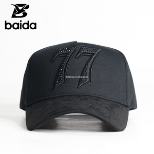 Gorras Personalizadas al por Mayor, Gorras de Béisbol de 5 Paneles, Gorras Rich Forever Bordadas con Visera de Gamuza, Marca Personalizada - Product Image 4